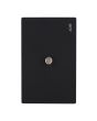 Placa con conector para televisor negro mate Línea Cantabria Flat 18040 Adir