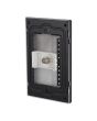 Placa con conector para televisor negro mate Línea Cantabria Flat 18040 Adir
