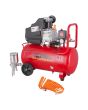 Kit de Compresor lubricado 3.5 HP + pistola de gravedad + manguera de 5 metros 2040K Adir