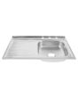 Tarja de sobreponer 80 x 50 cm escurridor izquierdo 2100 Maxflu
