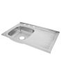 Tarja de sobreponer 80 x 50 cm escurridor derecho 2101 Maxflu