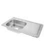 Tarja empotrar 80 x 50 cm escurridor derecho 2102 Maxflu