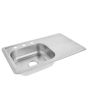 Tarja empotrar 80 x 50 cm escurridor derecho 2102 Maxflu