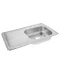 Tarja empotrar 80 x 50 cm escurridor izquierdo 2103 Maxflu