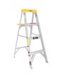 Escalera de tijera de aluminio tipo III con tapa plástica 3 escalones 3170 Tulplus