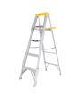 Escalera de tijera de aluminio tipo III con tapa plástica 4 escalones 3171 Tulplus