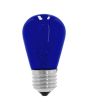 Lámpara incandescente S-14 11 W Azul 6001 Adir