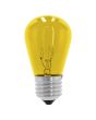 Lámpara incandescente S-14 11 W Amarillo 6002 Adir