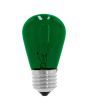 Lámpara incandescente S-14 11 W Verde 6003 Adir