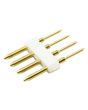 Conector Interno para tira doble de LED RGB 4 pin 6214 Adir