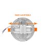 Empotrado circular con base ajustable 9 W luz cálida 6333 Adir