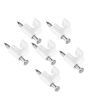 Grapas de plástico para cable redondo con clavo 8 mm 6417 Adir