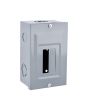 Centro de carga de 2 unidades 50 Amp de sobreponer 7053 Adir