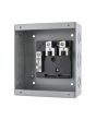 Centro de carga de 4 unidades 100 Amp de sobreponer 7055 Adir