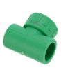 Tee rosca central Hembra ø 25 x 3/4" para tubo PP- R 7138 Maxflu