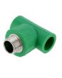 Tee PPR Rosca Central Macho 20 mm x 1/2" 7140 Maxflu
