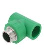 Tee rosca central Macho ø 25 x 3/4" para tubo PP- R 7141 Maxflu