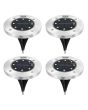 Set de 4 Luminarios RGB de jardín con panel solar integrado 8612 Mavrik