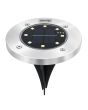 Set de 4 Luminarios RGB de jardín con panel solar integrado 8612 Mavrik