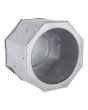 Bote integral de hoja de lata R-20 8 cm 50 W 8663 Adir