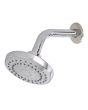 Regadera cabeza redonda 7.8" con 5 cambios de rocío 9213 Adir