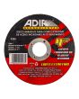 Disco abrasivo 4-1/2" x 1 mm para corte extra fino de metal 9305 Adir