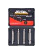 Extractor tornillo rápido juego con 4 piezas 9417 Adir