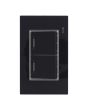 Placa con 2 apagadores de escalera Tiffany Cristal 9784 Adir