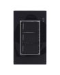Placa con 3 apagadores de escalera Tiffany Cristal 9786 Adir