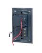Placa con 1 contacto1 aterrizado y 2 puertos USB Tiffany Cristal 9795 Adir