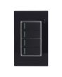 Placa con 4 apagadores de escalera Tiffany Cristal 9883 Adir