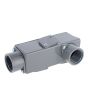 Condulet multiforma no metálico con cuerda 1 gris CDTR025G ARGOS
