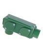 Condulet multiforma no metálico sin cuerda 1 verde CDTL025V ARGOS