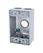 Caja rectangular de aluminio con 5 orificios de 3/4" 9840080 ARGOS
