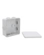 Caja estanca con conos hueso presión 80 x 80 x 45 mm CE808045CH ARGOS