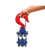 Polea doble giratoria pasteca de 5" para 4 tons. con gancho y seguro 1/2" 274172 OBI