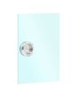 Jaladera redonda para puerta de cristal cromo B023 Axcent