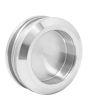 Jaladera redonda para puerta de cristal cromo B023 Axcent