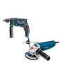 Combo de rotomartillo GSB 13 RE + esmeriladora GWS 850 Bosch