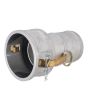 Cople conector camlock tipo C hembra con espiga 3" CMA-C3 Parazzini