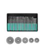 Juego puntas diamantadas para mototool 1/8″ 25 piezas 290107 OBI