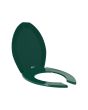 Asiento para baño alargado verde Cato