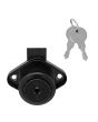 Cerradura vertical para cajón negro BM-22N BI-METAL