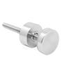 Conector con chapetón muro a vidrio C014 Axcent