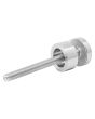 Conector con chapetón muro a vidrio C014 Axcent