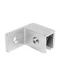 Conector vidrio a muro derecho satín C103 Acxent
