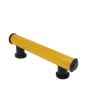 Jaladera mixta de aluminio tubular color Dorado