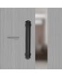Jaladera mixta de aluminio tubular color Negro