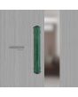 Jaladera mixta de aluminio tubular color Verde