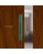 Jaladera mixta de aluminio tubular color Verde